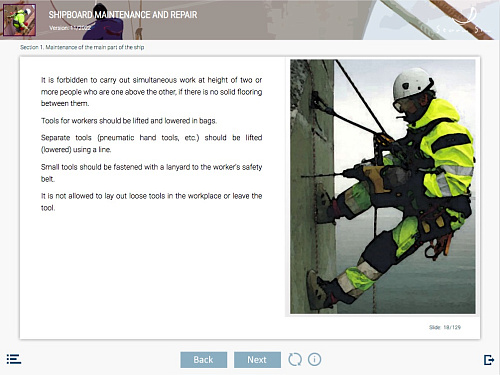 ELM Shipboard maintenance and repair