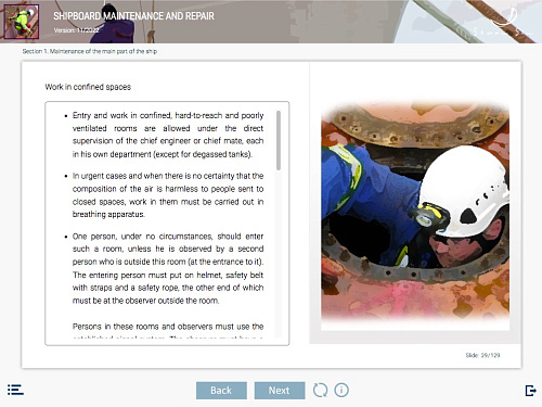 ELM Shipboard maintenance and repair