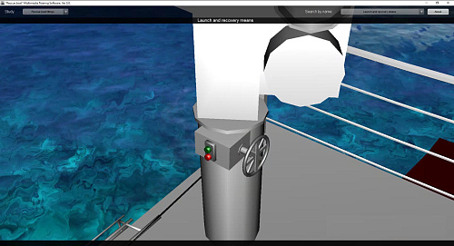 Rescue boat simulation software