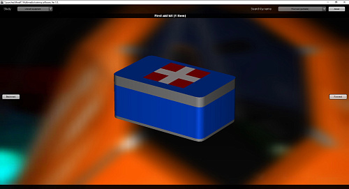 Davit launched liferaft simulation software