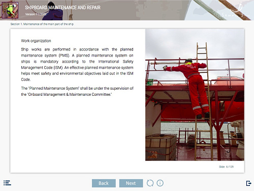 ELM Shipboard maintenance and repair