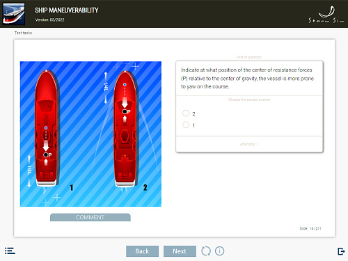 ELM Ship manoeuvrability