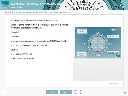ELM Basic concepts of navigation and sailing directions