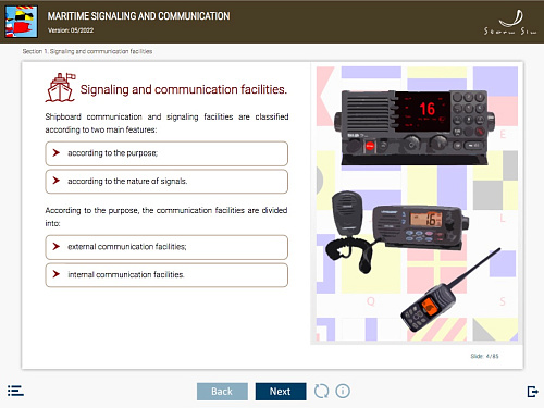 ELM Maritime signaling and communication