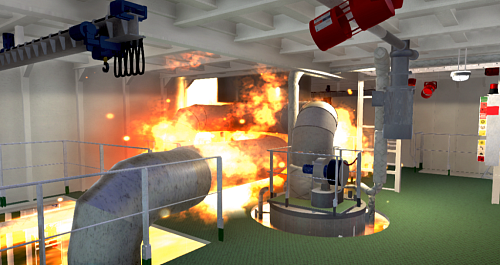 AFS Advanced firefighting simulator