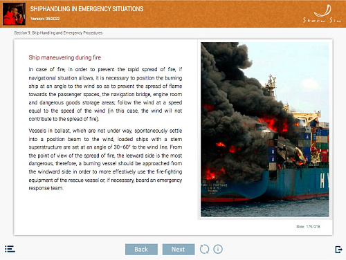 ELM Shiphandling in emergency situations