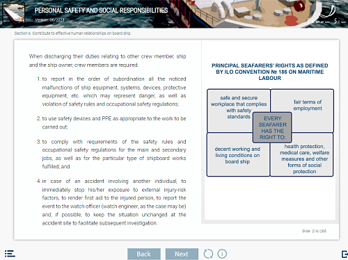 ELM Personal safety and social responsibilities