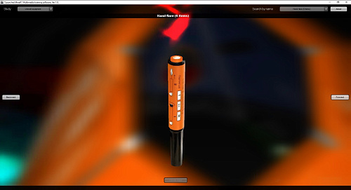 Davit launched liferaft simulation software