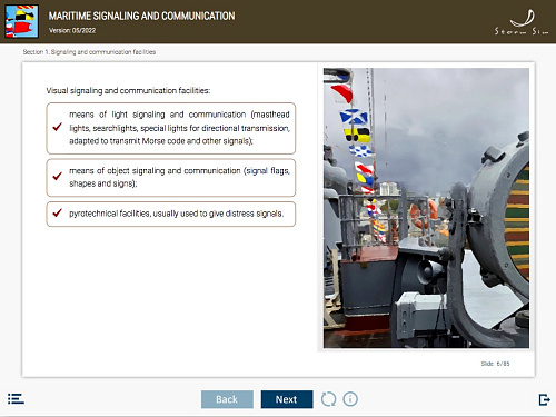 ELM Maritime signaling and communication