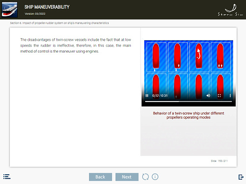 ELM Ship manoeuvrability