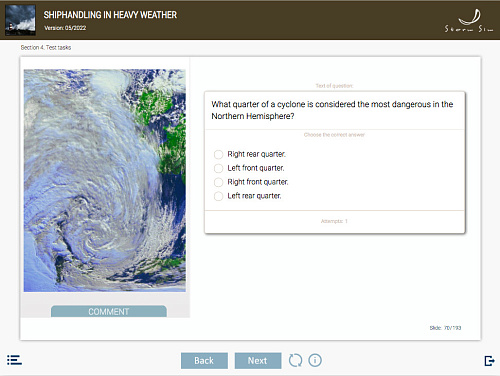 ELM Shiphandling in heavy weather