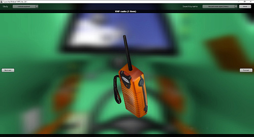 Davit launched lifeboat simulation software