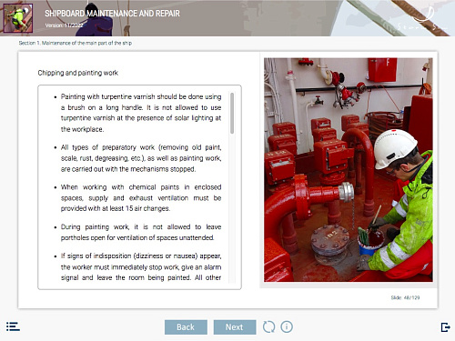 ELM Shipboard maintenance and repair