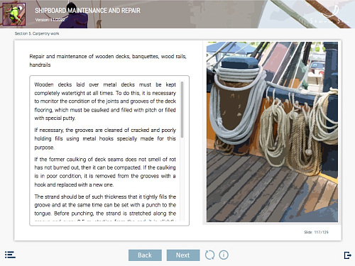 ELM Shipboard maintenance and repair