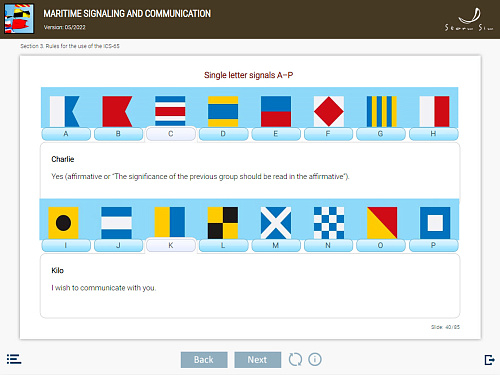 ELM Maritime signaling and communication
